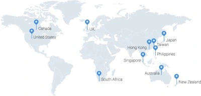 Drake International Regional Offices Maps