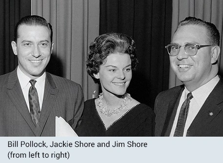 Bill Pollock, Jackie Shore, Jim Shore